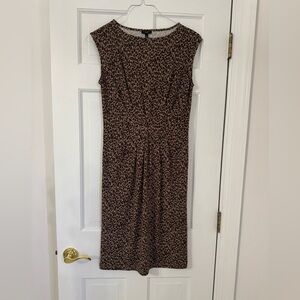 Talbots Animal Print Dress Size XS EUC